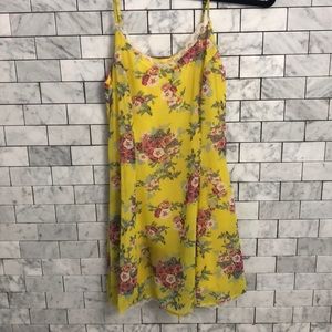 Lucca couture yellow mini dress xs